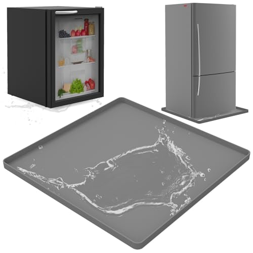 Yempum Silikonmatte Kühlschrankmatten,60x60cm Mini Kühlschrankmatte Mit Erhöhtem Rand Verhindern Sie Leckagen und Bodenschäden Wie Minikühlschränken Waschmaschinen Trocknern und Mehr, Graum Yempum Silikonmatte Kühlschrankmatten,60x60cm Mini Kühlschrankmatte Mit Erhöhtem Rand Verhindern Sie Leckagen und Bodenschäden Wie Minikühlschränken Waschmaschinen Trocknern und Mehr, Graum von Yempum