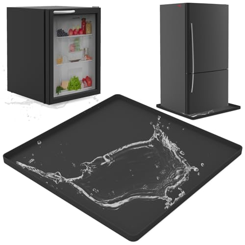 Yempum Silikonmatte Kühlschrankmatten,60x60cm Mini Kühlschrankmatte Mit Erhöhtem Rand Verhindern Sie Leckagen und Bodenschäden Wie Minikühlschränken Waschmaschinen Trocknern und Mehr,Schwarze Yempum Silikonmatte Kühlschrankmatten,60x60cm Mini Kühlschrankmatte Mit Erhöhtem Rand Verhindern Sie Leckagen und Bodenschäden Wie Minikühlschränken Waschmaschinen Trocknern und Mehr,Schwarze von Yempum