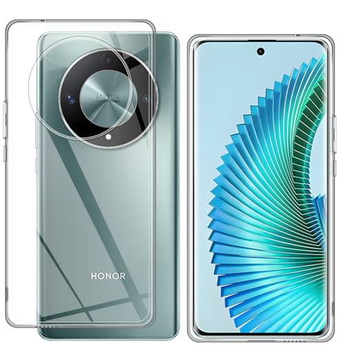 Yenwen Hülle Kompatibel mit Honor Magic 6 Lite 5G, Transparent TPU Dünne Handyhülle, Kristallklare Schocksichere Schutzhülle, Durchsichtig Silikon Cover Schutzhülle Crystal Case von Yenwen