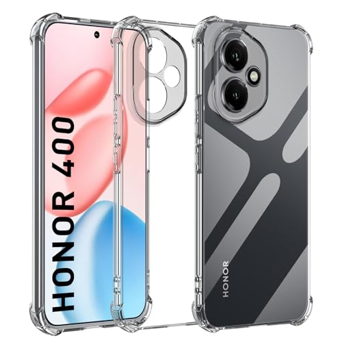 Yenwen Hülle für Honor 400 5G, Crystal Schutzhülle mit Stoßfest Schutzecken, Vergilbt Nicht Handyhülle, Stoßfest Silikon Cover, Anti-Fall Kratzfest Case, Flexible TPU Transparent Yenwen Hülle für Honor 400 5G, Crystal Schutzhülle mit Stoßfest Schutzecken, Vergilbt Nicht Handyhülle, Stoßfest Silikon Cover, Anti-Fall Kratzfest Case, Flexible TPU Transparent von Yenwen