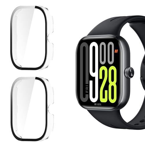 Yenwen Hülle kompatibel mit Xiaomi Redmi Watch 5 Schutzhülle, 2 Stück Hard Case mit Displayschutz für Panzerglas, Anti Kratz PC Schutzhülle, Ultra Slim HD Clear Cover -Transparent Yenwen Hülle kompatibel mit Xiaomi Redmi Watch 5 Schutzhülle, 2 Stück Hard Case mit Displayschutz für Panzerglas, Anti Kratz PC Schutzhülle, Ultra Slim HD Clear Cover -Transparent von Yenwen