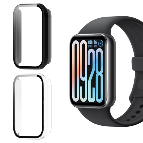 Yenwen Hülle kompatibel mit Xiaomi Smart Band 9 Pro Schutzhülle, 2 Stück Anti Kratz Case, Anti Staub PC Schutzhülle, Ultra Slim HD Clear Cover Yenwen Hülle kompatibel mit Xiaomi Smart Band 9 Pro Schutzhülle, 2 Stück Anti Kratz Case, Anti Staub PC Schutzhülle, Ultra Slim HD Clear Cover von Yenwen