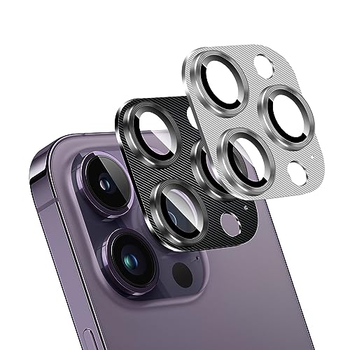 Yenwen Kameraschutz für iPhone 15 Pro (6.1") / iPhone 15 Pro Max (6.7") für Panzerglas, HD Klar Linse Folie 9H Härte Schutzglas Volle Bedeckung Kamera Schutzfolie von Yenwen