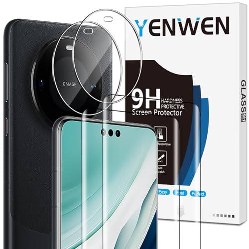 Yenwen Schutzfolie für Huawei Mate 60 Pro für Panzerglas, 2 Stück Panzer Schutz Glas mit 2 Stück Kameraschutz, 9H Härte Schutzglas Anti- Kratzer Handy Folie HD Klar Displayschutz Yenwen Schutzfolie für Huawei Mate 60 Pro für Panzerglas, 2 Stück Panzer Schutz Glas mit 2 Stück Kameraschutz, 9H Härte Schutzglas Anti- Kratzer Handy Folie HD Klar Displayschutz von Yenwen