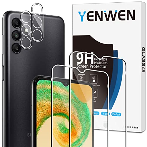 Yenwen Schutzfolie für Samsung Galaxy A04s für Panzerglas, 2 Stück Panzer Schutz Glas mit 2 Stück Kameraschutz, 9H Härte Schutzglas Anti- Kratzer Handy Folie HD Klar Displayschutz Yenwen Schutzfolie für Samsung Galaxy A04s für Panzerglas, 2 Stück Panzer Schutz Glas mit 2 Stück Kameraschutz, 9H Härte Schutzglas Anti- Kratzer Handy Folie HD Klar Displayschutz von Yenwen