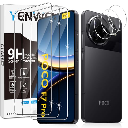 Yenwen Schutzfolie für Xiaomi POCO F7 Pro/Ultra 5G für Panzerglas, 3 Stück Displayschutz mit 3 Stück Kameraschutz für Mi POCO F 7 Pro/Ultra, 9H Härte Schutzglas Handy Folie Panzer Schutz Glas Yenwen Schutzfolie für Xiaomi POCO F7 Pro/Ultra 5G für Panzerglas, 3 Stück Displayschutz mit 3 Stück Kameraschutz für Mi POCO F 7 Pro/Ultra, 9H Härte Schutzglas Handy Folie Panzer Schutz Glas von Yenwen