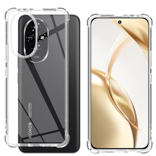 Yenwen Schutzhülle für Honor 200 5G Hülle, Case Ultra Transparent TPU Stoßfest, Silikon Cover Shock Absorption passt Kompatibel mit Honor 200 Handyhülle Yenwen Schutzhülle für Honor 200 5G Hülle, Case Ultra Transparent TPU Stoßfest, Silikon Cover Shock Absorption passt Kompatibel mit Honor 200 Handyhülle von Yenwen