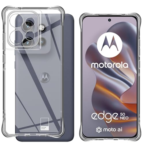 Yenwen Schutzhülle für Motorola Moto Edge 50 Neo Hülle, Case Ultra Transparent TPU Stoßfest, Silikon Cover Shock Absorption passt Kompatibel mit Moto Edge 50 Neo Handyhülle Yenwen Schutzhülle für Motorola Moto Edge 50 Neo Hülle, Case Ultra Transparent TPU Stoßfest, Silikon Cover Shock Absorption passt Kompatibel mit Moto Edge 50 Neo Handyhülle von Yenwen