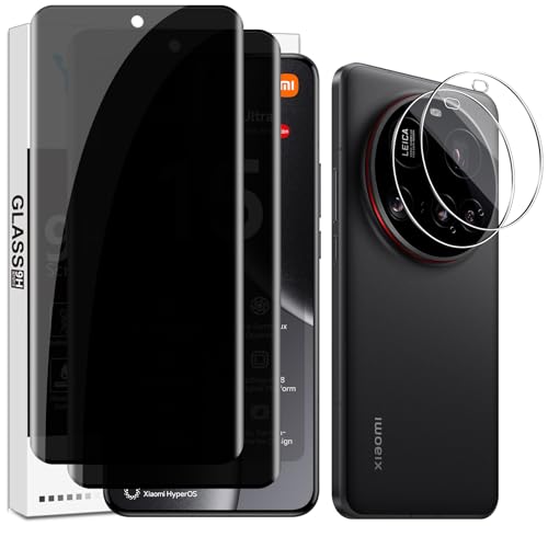 Yenwen Sichtschutzfolie für Xiaomi 15 Ultra 5G für Panzerglas, 2 Stück Sichtschutz und 2 Stück Kameraschutz, 9H Härte Privacy Schutzfolie Folie Anti Spy Blickschutzfolie Yenwen Sichtschutzfolie für Xiaomi 15 Ultra 5G für Panzerglas, 2 Stück Sichtschutz und 2 Stück Kameraschutz, 9H Härte Privacy Schutzfolie Folie Anti Spy Blickschutzfolie von Yenwen