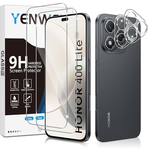 Yenwen für Panzerglas für Honor 400 Lite 5G Schutzfolie, 2 Stück Displayschutz mit 2 Stück Kameraschutz Glas, 9H Härte Schutzglas Handy Folie HD Klar Panzer Schutz Glas Yenwen für Panzerglas für Honor 400 Lite 5G Schutzfolie, 2 Stück Displayschutz mit 2 Stück Kameraschutz Glas, 9H Härte Schutzglas Handy Folie HD Klar Panzer Schutz Glas von Yenwen