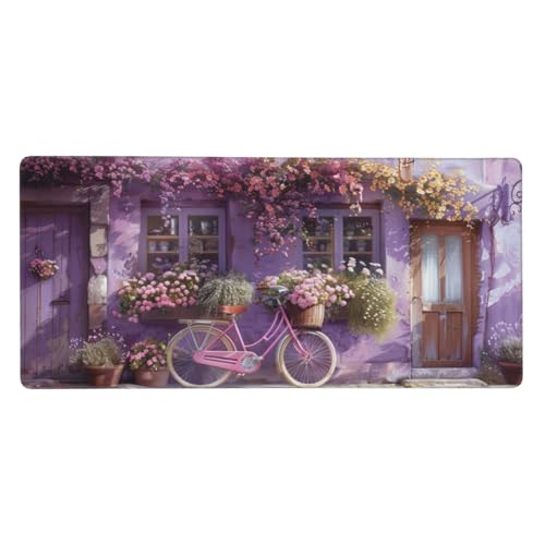 700 x 300 x 3mm XXL Mauspad Lila Fahrrad Gaming Mauspad mit rutschfest Gummibasis, Verlängertes Schreibtischauflage Wasserdicht Großes Mauspad, PC Gaming Zubehör für Home Zimmer Deko, Gifts für Mann 700 x 300 x 3mm XXL Mauspad Lila Fahrrad Gaming Mauspad mit rutschfest Gummibasis, Verlängertes Schreibtischauflage Wasserdicht Großes Mauspad, PC Gaming Zubehör für Home Zimmer Deko, Gifts für Mann von Yeogcohe