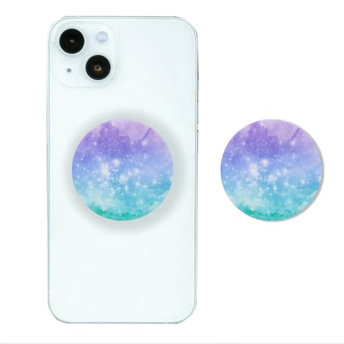 Yeomju 1 Stück Sternenhimmel Handy Ring Griffhalter, 360°-Drehung, Handy Fingerhalter Erweiterbar, Täglicher Komfort für Smartphones und Tablets(Sternenhimmel grün lila Yeomju 1 Stück Sternenhimmel Handy Ring Griffhalter, 360°-Drehung, Handy Fingerhalter Erweiterbar, Täglicher Komfort für Smartphones und Tablets(Sternenhimmel grün lila von Yeomju