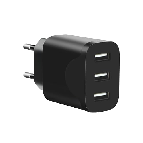 USB Ladegerät, 3-Port USB Stecker für iPhone 16 15 14 13 12 11 Pro Max SE XS XR 8 Plus SE, iPad, Samsung Galaxy USB Ladegerät, 3-Port USB Stecker für iPhone 16 15 14 13 12 11 Pro Max SE XS XR 8 Plus SE, iPad, Samsung Galaxy von Yerewker