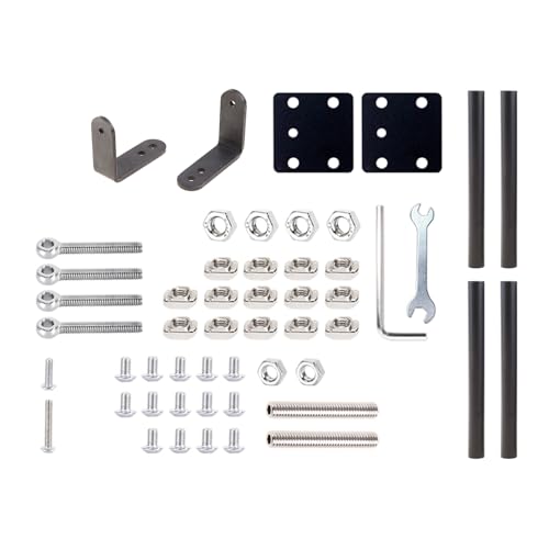 Yeselino Aluminiumlegierung 3D Druckerteile Zubehör Unterstützen Zugstangenset Ender-3/Ender3S von Yeselino