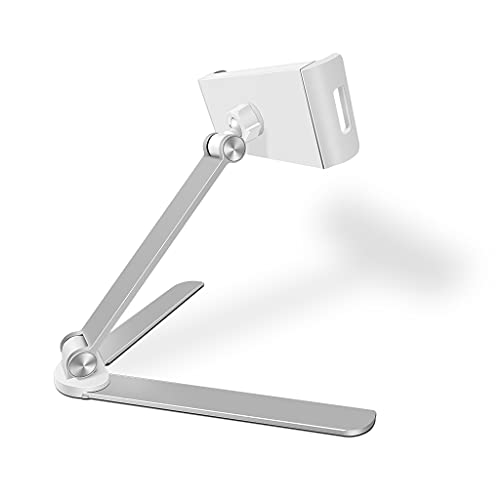 Yeselino Handy/Tablet Ständer Aluminiumlegierung Verstellbare Wand Tablet Stütze Rutschfester Küchen Desktop von Yeselino