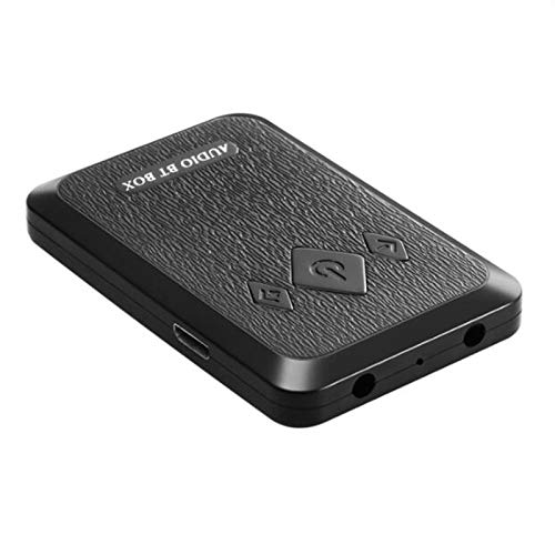 Yessetry Drahtloser Bluetooth-Adapter, 2-in-1, Stereo, Bluetooth 4.2, Empfänger, Sender, Audio-Adapter, Aux, 3,5 mm, für TV, Telefon, PC von Yessetry