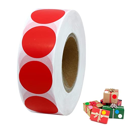 Yetaha Rote Farbkodierungs-Etiketten, Weihnachten, Feiertage, runde Punkte, Aufkleber, abnehmbar, natürliches Papier, permanent, selbstklebend, 500 Stück, Dekorationstüten, Notizbuch, Kalender, Yetaha Rote Farbkodierungs-Etiketten, Weihnachten, Feiertage, runde Punkte, Aufkleber, abnehmbar, natürliches Papier, permanent, selbstklebend, 500 Stück, Dekorationstüten, Notizbuch, Kalender, von Yetaha