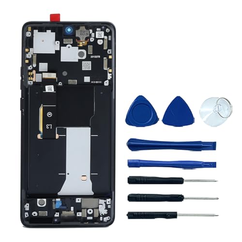 Ygpmoiki LCD-Display Touchscreen Digitizer Montage mit Rahmen Ersatz für Motorola Moto Edge 2023 XT2305-1 16,8 cm (6,6 Zoll) von Ygpmoiki
