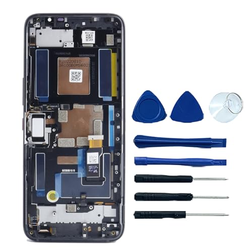 Ygpmoiki LCD-Display für Asus ROG Phone 6 6 Pro 6D AI2201, Touch-Digitalisierer, Montage mit Rahmen, 17,2 cm (6,8 Zoll) von Ygpmoiki