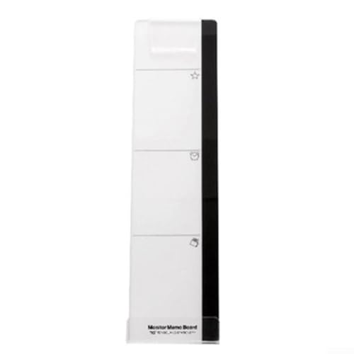 Transparentes Memoboard für Computer-Monitor, Acryl-Monitor-Memoboard, Computer-Haftnotizhalter, multifunktionaler kreativer Monitor, Seitenwand (links) von Yhenlovtt