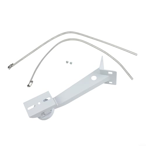 Yhenlovtt Eckstangenhalterung aus Aluminiumlegierung, für CCTV-Kamera-Eck-Installationshalterung mit zwei verstellbaren Schlaufen für sichere Befestigung, 90° drehbar, von Yhenlovtt