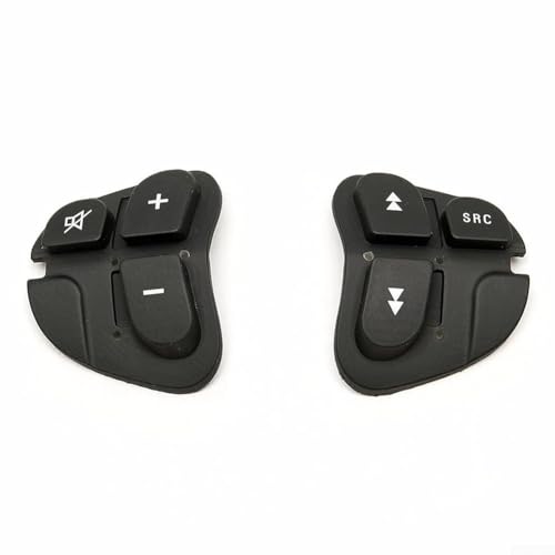Yhenlovtt Multifunktions-Gummi-Lenkrad-Audiotaste für das Auto, kompatibel mit 147 156 166 GT 2003–2006, Multifunktionslenkrad-Audiotasten Yhenlovtt Multifunktions-Gummi-Lenkrad-Audiotaste für das Auto, kompatibel mit 147 156 166 GT 2003–2006, Multifunktionslenkrad-Audiotasten von Yhenlovtt