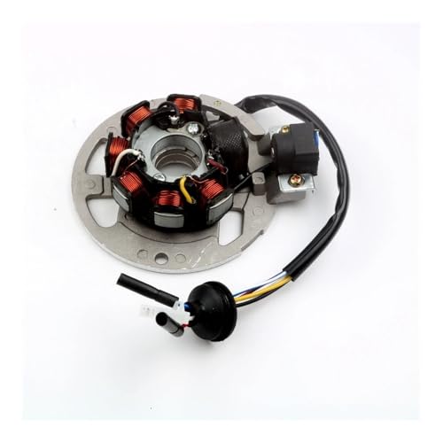 7 Spulen 6 Drähte Roller Coil Magneto Stator for Longjia LJ50QT-F LJ50QT-K 50cc AC 2-Takt 1PE40QMB Zubehör von YhfAbd