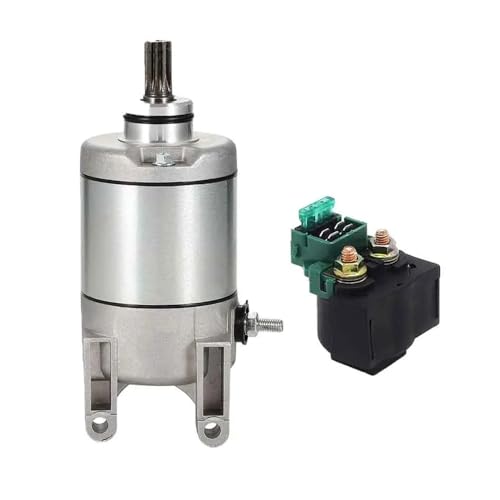 Motorrad Starter Motor Relais Set Fit for Hond NX250 1988-1993 AX-1 1989-1994 Motor Assy Ausgangs OEM: 31200-KW3-018 Zubehör von YhfAbd