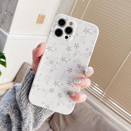 Yhsvie Handyhülle für iPhone 12 Ultra Dünn Hülle mit Blume Muster Aesthetic Süßes Frauen Mädchen Stoßfest Schutzhülle Weich Slim Silikon TPU Bumper Case Kratzfest Kameraschutz Cover-Weiß Yhsvie Handyhülle für iPhone 12 Ultra Dünn Hülle mit Blume Muster Aesthetic Süßes Frauen Mädchen Stoßfest Schutzhülle Weich Slim Silikon TPU Bumper Case Kratzfest Kameraschutz Cover-Weiß von Yhsvie