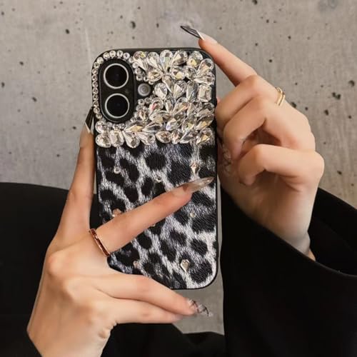 Yhsvie Handyhülle für iPhone 12 pro Glitzer Hülle, Aesthetic Leopard Leder Handyhülle Bling Luxuriös Diamant Case Leoparden Stoßfest Schutzhülle Dünn TPU Bumper Cover für Mädchen Frauen,Grau Yhsvie Handyhülle für iPhone 12 pro Glitzer Hülle, Aesthetic Leopard Leder Handyhülle Bling Luxuriös Diamant Case Leoparden Stoßfest Schutzhülle Dünn TPU Bumper Cover für Mädchen Frauen,Grau von Yhsvie