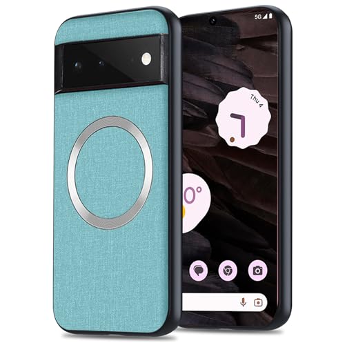 Yhsvie Magnetische Handyhülle für Google Pixel 6 Hülle 6.4” kompatibel mit MagSafe, Dünn Anti-Fingerabdruck Schutzhülle Stoßfeste Case Cover für Pixel 6 5G mit TPU Bumper für Autohalterung Grün Yhsvie Magnetische Handyhülle für Google Pixel 6 Hülle 6.4” kompatibel mit MagSafe, Dünn Anti-Fingerabdruck Schutzhülle Stoßfeste Case Cover für Pixel 6 5G mit TPU Bumper für Autohalterung Grün von Yhsvie