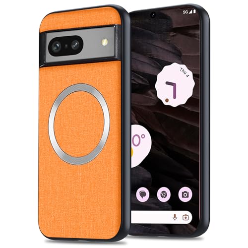 Yhsvie Magnetische Handyhülle für Google Pixel 6 Pro Hülle 6.7” kompatibel mit MagSafe, Dünn Anti-Fingerabdruck Schutzhülle Stoßfeste Case für Pixel 6 Pro 5G mit TPU Cover für Autohalterung orange Yhsvie Magnetische Handyhülle für Google Pixel 6 Pro Hülle 6.7” kompatibel mit MagSafe, Dünn Anti-Fingerabdruck Schutzhülle Stoßfeste Case für Pixel 6 Pro 5G mit TPU Cover für Autohalterung orange von Yhsvie