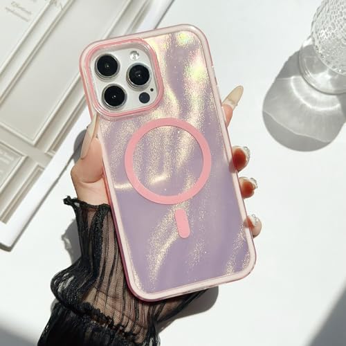 Yhsvie Magnetische für iPhone 16 Hülle Ultra Dünn Glitzer Silikon Handyhülle Weich TPU Stoßfest Schutzhülle Bling Treibsand Case für Frauen Mädchen Glitter Kratzfest Slim Bumper Cover,Rosa Yhsvie Magnetische für iPhone 16 Hülle Ultra Dünn Glitzer Silikon Handyhülle Weich TPU Stoßfest Schutzhülle Bling Treibsand Case für Frauen Mädchen Glitter Kratzfest Slim Bumper Cover,Rosa von Yhsvie