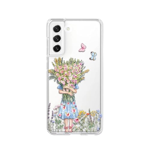 Yhsvie Ultra Dünn Handyhülle für Samsung Galaxy S24 Hülle Transparent Blumen Schutzhülle Kristall Klare Blume Muster Case Weich Silikon TPU Bumper Stoßfeste Cover für Frauen Mädchen-Blumen 17 Yhsvie Ultra Dünn Handyhülle für Samsung Galaxy S24 Hülle Transparent Blumen Schutzhülle Kristall Klare Blume Muster Case Weich Silikon TPU Bumper Stoßfeste Cover für Frauen Mädchen-Blumen 17 von Yhsvie