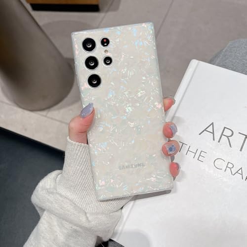 Yhsvie Ultra Dünn Hülle für Samsung Galaxy S25 Ultra Handyhülle Mädchen Glitzer Slim Case Weiche TPU Silikon Stoßfest Schutzhülle Galaxy S25 Ultra Frauen Glitter Bling Kratzfest Bumper Cover-Farbe von Yhsvie