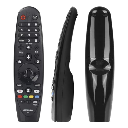 AN-MR18BA Magische Fernbedienung, passend für LG-Smart-TVs, YiBiChin Ersatz nur für LG-Smart-Android-TV AN-MR18BA-Fernbedienung, mit Sprach-, Magic-, Zeiger-Funktion, Mit 2 beliebten Shortcut-Tasten AN-MR18BA Magische Fernbedienung, passend für LG-Smart-TVs, YiBiChin Ersatz nur für LG-Smart-Android-TV AN-MR18BA-Fernbedienung, mit Sprach-, Magic-, Zeiger-Funktion, Mit 2 beliebten Shortcut-Tasten von YiBiChin