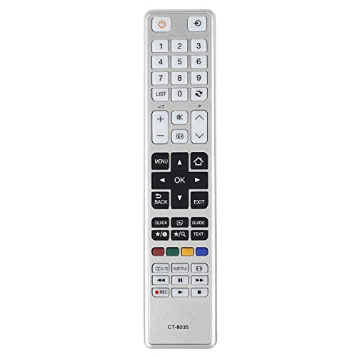 Ersatz-Fernbedienung für Toshiba Smart LCD LED TV CT-8054 CT-8069 CT-8040 CT-8041 CT-8050 CT-8046 40T5435DG 40T5445DG 32L3433 32L3433 DG 32L; 1543 - Keine Einrichtung erforderlich von YiBiChin
