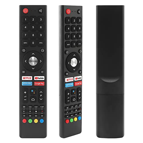 Ersatz Voice GCBLTV02ADBBT Fernbedienung Passend für Changhong CHIQ Smart TV, YiBiChin Fernbedienung GCBLTV02ADBBT für Changhong CHIQ SABA Smart TV L32H7S L40H7S L43H7S SA24S46A9 SA32K67A9 SA32S67A9 von YiBiChin