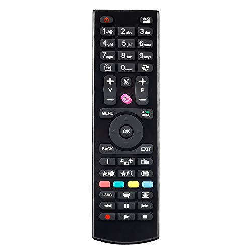 YiBiChin Fernbedienung RC4875 für Telefunken TV, Universal-Ersatz für RC4875, Kompatibel mit Telefunken TV T26R900DVBT TFED22916 TFL2260B10 T26E906 von YiBiChin