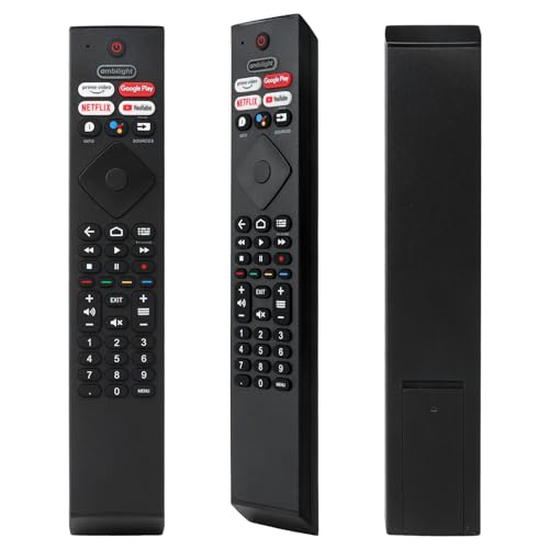 RC4284505/01RP Sprachfernbedienung passend für Philips Ultra 4K HD LED Smart TVs, kompatibel mit 43PUS8506/12 50PUS8506/12, 55OLED706/12, mit 4 Shortcut-Tasten RC4284505/01RP Sprachfernbedienung passend für Philips Ultra 4K HD LED Smart TVs, kompatibel mit 43PUS8506/12 50PUS8506/12, 55OLED706/12, mit 4 Shortcut-Tasten von YiBiChin