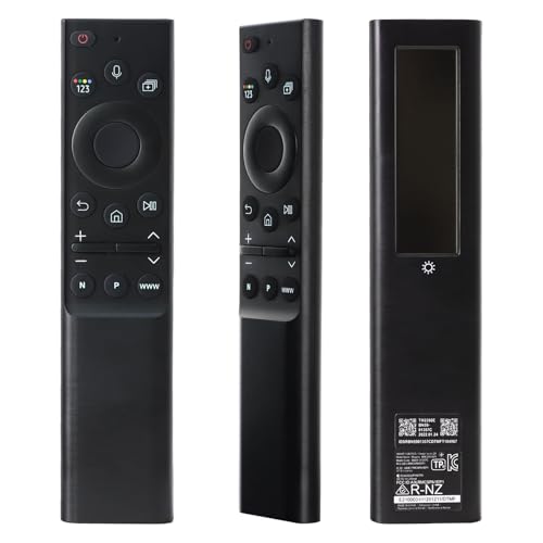 Sprachfernbedienung Ersatz für Samsung Smart TV, Solar Lade TV Fernbedienung BN59-01357C TM2280E Fit für Samsung TV 2021 Ultra HD 4K 8K Der Rahmen QLED Serie (ABS Kunststoff) von YiBiChin