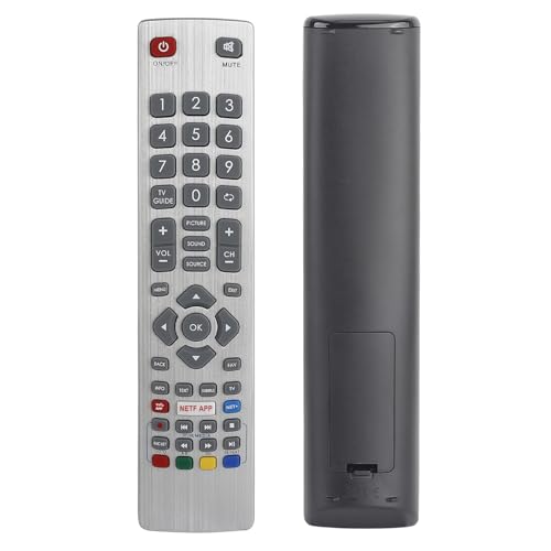 YiBiChin Neue Ersatzfernbedienung für LCD LED UHD 4K Smart Freeview TV LC-24DHG6001K LC-32HG5141K LC-40FG5242E LC-43FG5242E mit Netflix YouTube NET+ Tasten von YiBiChin