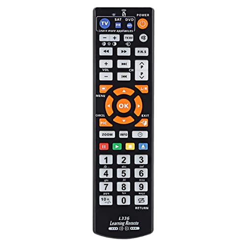 YiBiChin Universal IR Learning Fernbedienung für Smart TV VCR CBL DVD SAT STR-TV CD VCD HI-FI 3 Geräte Fernbedienung in 1 programmierbarer Controller L336 mit Lernfunktion YiBiChin Universal IR Learning Fernbedienung für Smart TV VCR CBL DVD SAT STR-TV CD VCD HI-FI 3 Geräte Fernbedienung in 1 programmierbarer Controller L336 mit Lernfunktion von YiBiChin