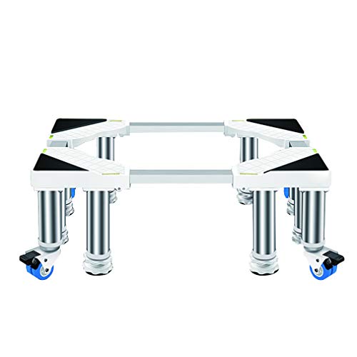 Groß Podeste Rahmen für Kühlschrank Verschiebbar Multifunktionaler Stand für Trockner mit 4 Bremse RäDer Erhöhung Möbelträger Trolley Breite 55-75 cm Geschirrspüler Standfuß Groß Podeste Rahmen für Kühlschrank Verschiebbar Multifunktionaler Stand für Trockner mit 4 Bremse RäDer Erhöhung Möbelträger Trolley Breite 55-75 cm Geschirrspüler Standfuß von YiHYSj