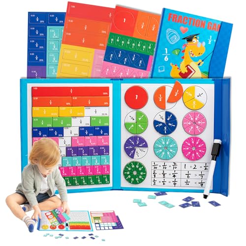 YiJiuBa Bruchrechnen Montessori Material, Magnetischer Mathematik Mathematik Ressourcen Magnetischer Bruchscheiben Demonstrator Magnetische Bruchfliesen und Bruchkreise für Kinder YiJiuBa Bruchrechnen Montessori Material, Magnetischer Mathematik Mathematik Ressourcen Magnetischer Bruchscheiben Demonstrator Magnetische Bruchfliesen und Bruchkreise für Kinder von YiJiuBa