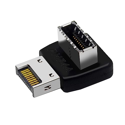 YiKaiEn USB 3.1 Typ E 90 Grad Adapter für PC Motherboard Mainboard (Modell A) von YiKaiEn
