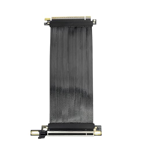 PCIE 5.0 X16 Graphics Card Extension Cable 270 ° Reverse Rechtwinkelarchitektur Für GPU Expansionsausdehnung Bidirektional von YiNLuax
