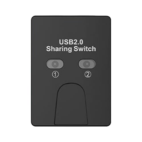 YiNLuax USB Drucker Sharing Gerät 2-In-1-Out Druckerhandbuch Sharing Gerät 2-Port KVM Switching Splitter Hubs von YiNLuax