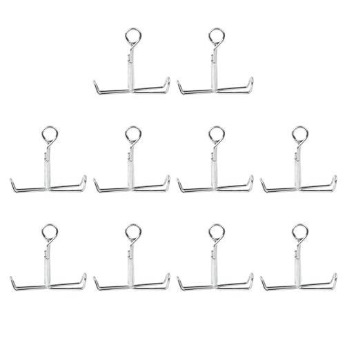 10pcs Wasserstopp Klemme Labor Latex Röhrchen Klemme Frühlingsstopper Clip School Experiment Ausrüstung Unterrichtsinstrument von YiQinzcxg