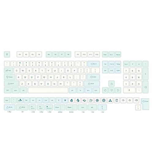 YiQinzcxg 137PCS XDA Tastenkappen Mit Wärmesublimiertem Mint Thema Für Mechanische Tastatur Enthusiasten YiQinzcxg 137PCS XDA Tastenkappen Mit Wärmesublimiertem Mint Thema Für Mechanische Tastatur Enthusiasten von YiQinzcxg